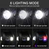 P50 Portable Handheld Led Flashlight Searchlight Spotlights With COB Light Solar Panel Type-C Charging Torch for Hunt,Outdoors