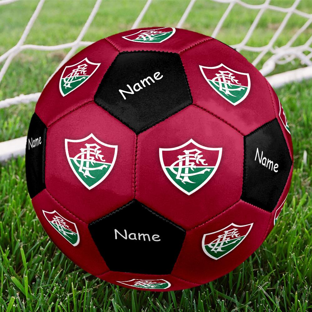 Custom Name Fluminense FC Theme Size 5 Soccer Ball, Suitable for Both Indoor and Outdoor Matches, a Gift Suitable for Everyone.