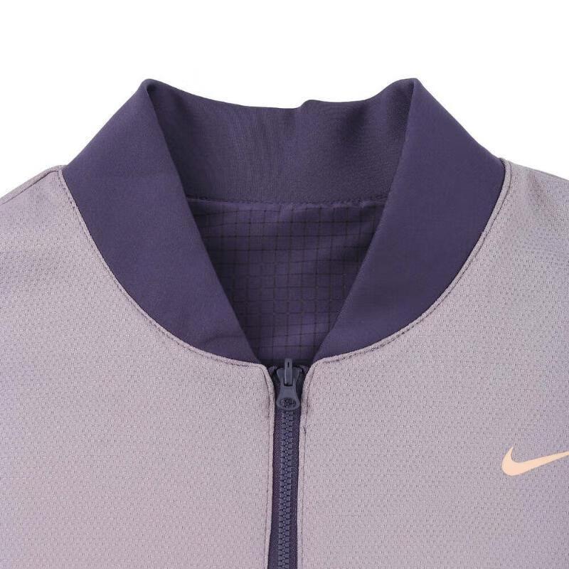 Nike Jackets Men's Light Purple Baseball Collar Moderate Other FV3165-573