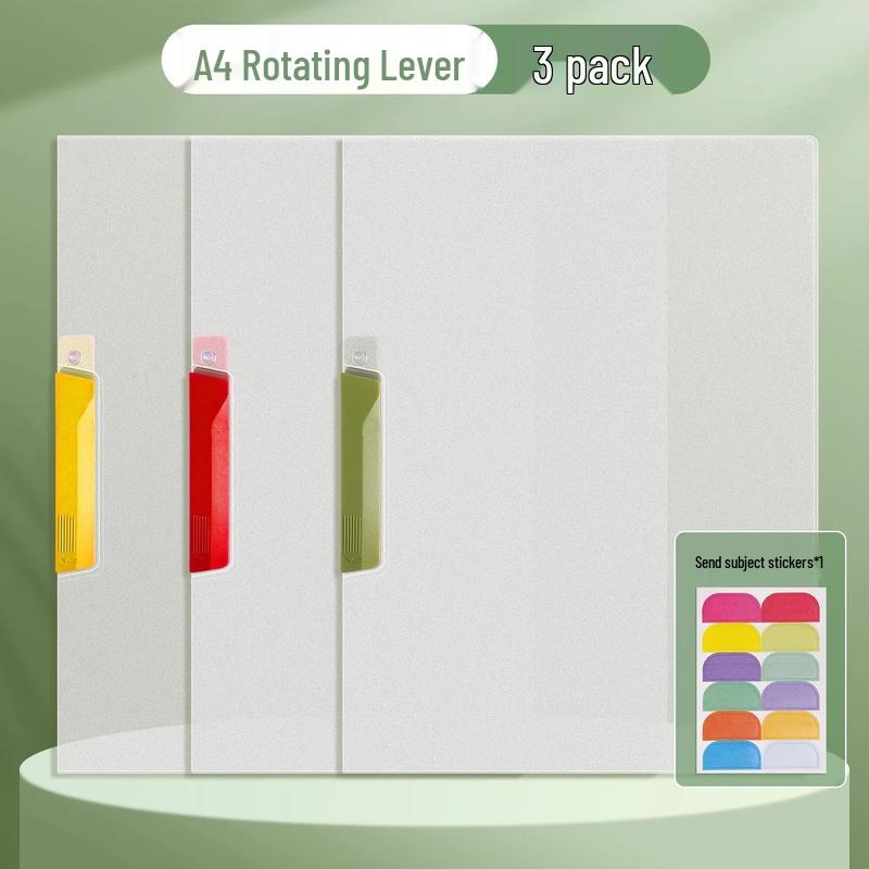 A4 Reversible Exam Paper Clip Folder