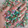 Christmas Sparkles Mini Soft Clay Cutouts 1kg DIY Crafts Slime Toys Scrapbooking Phone Case Decorations