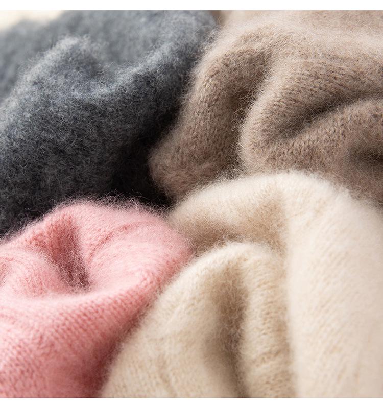 Women's Luxury Wool Cable Knit V-Neck Vest - Autumn/Winter Collection