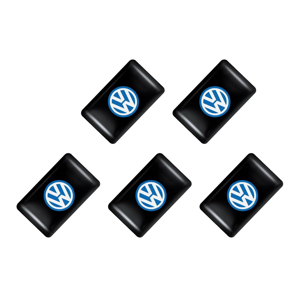 3D Epoxy Car Styling Sticker Decals Decorative For Volkswagen VW Jetta Lavida Bora polo passat b6 b8 mk6 golf R Rline CC Tiguan U2