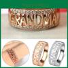 Stylish Fashion Jewelry Grandma Letter Ring Perfect For Weddings And Anniversaries