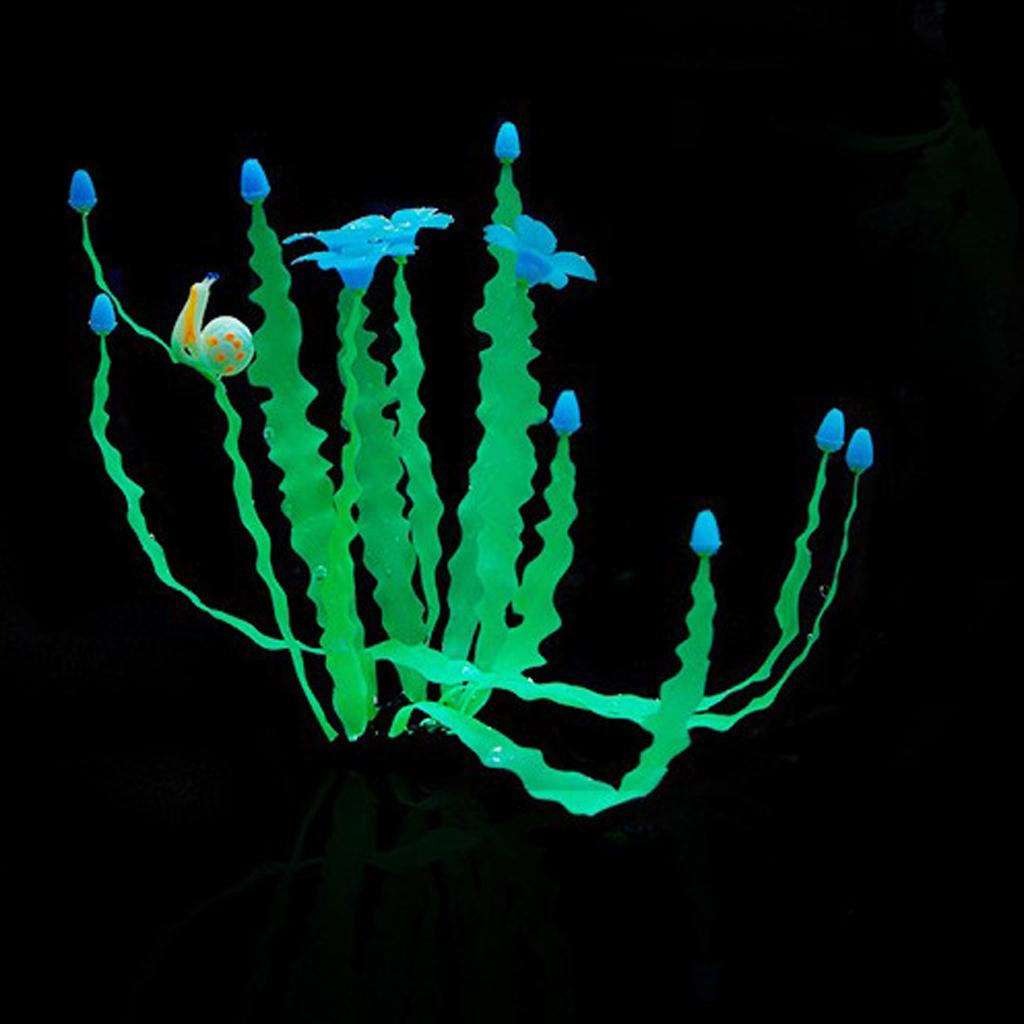 Aquarium Plants Fish Tank Decorations Artificial Plastic