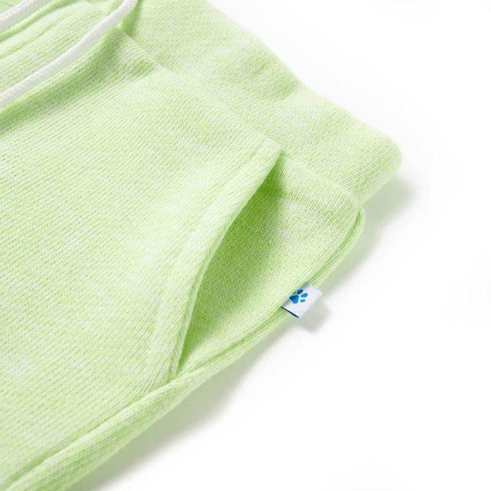 Short pour enfants avec cordon de serrage jaune néon 5 dimensions disponibles