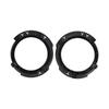 1 Pair Headlight Mounting Bracket Ring Set 7 Inch Replacement for Jeep Wrangler JK 2007 2017