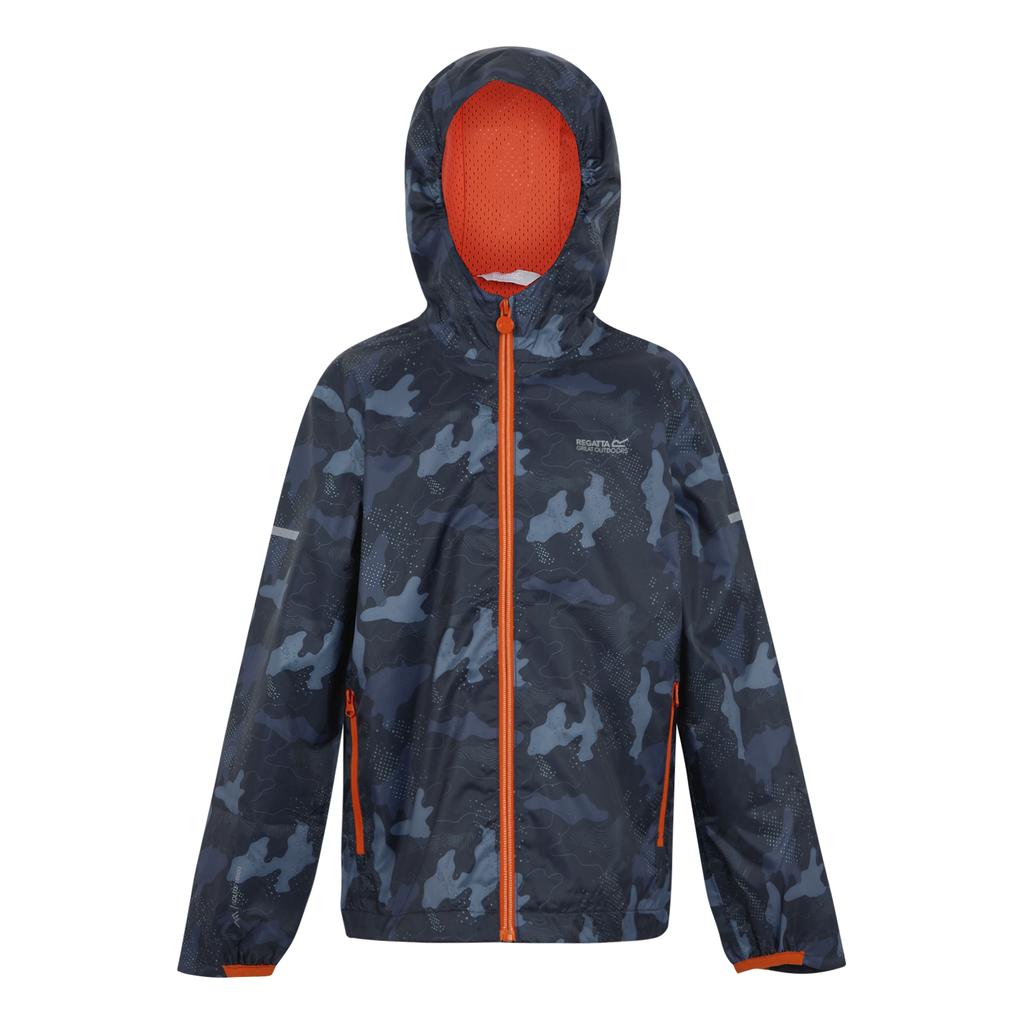 Regatta Childrens/Kids Lever II Camo Waterproof Jacket