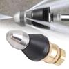 Stainless Steel Sewer Jetter Nozzle Quick Connect Drain Cleaning Jetter  Pipe Blockage Removal