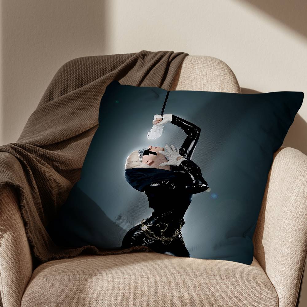 

Die With A Smile LLady Gaga Cushion Cover Suitable For Sofa Car Bedroom Office Cushions Decorative Pillow Case 30x30cm