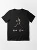 Bon Jovi Bon Jovi – Klassischer Rock Bühnen Sprung Design Essential T-Shirt