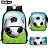 Football School Bag High Definition Waterproof Printing Multi-Functional Load Reduction Ridge Backpack