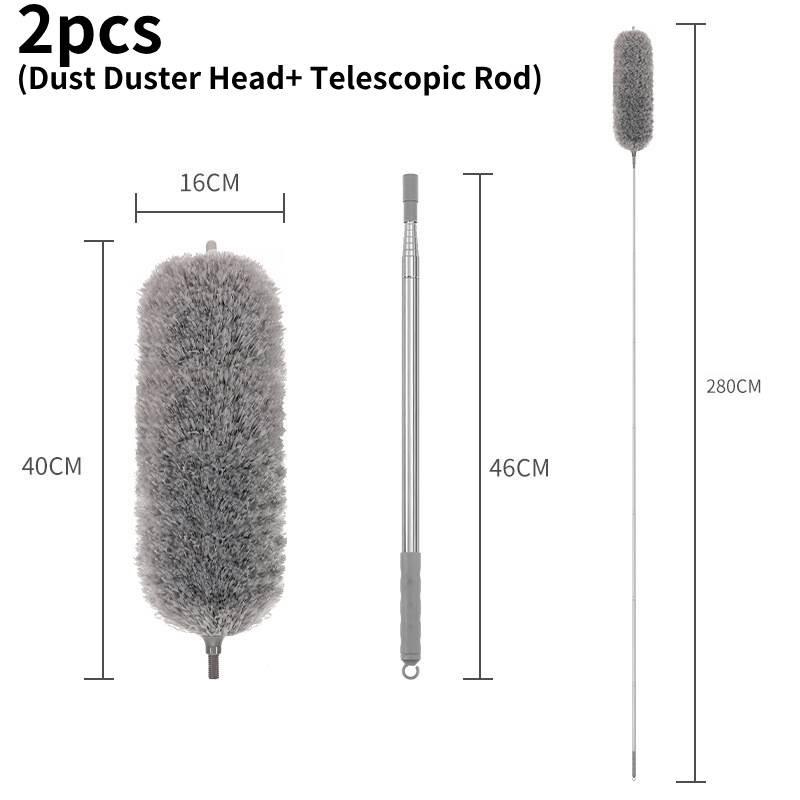 Premium 2.8 Meter Extendable Dusting Duster For Efficient Household Cleaning And Dust Removal