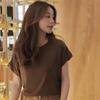 Women's Fashion Solid Color Short-Sleeved Top - 2025 Summer Collection