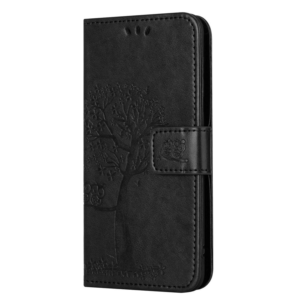 Leather Case for Samsung Galaxy M15 5G/F15 5G,Wallet Phone Cover Imprinted Owl Tree