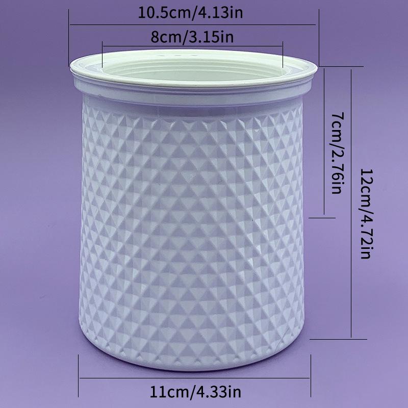 

Самополивающийся цветочный горшок Ленивый впитывающий воду цветочный горшок Гидропонный зеленый цветочный горшок для растений Настольный домашний бонсай Украшение белый