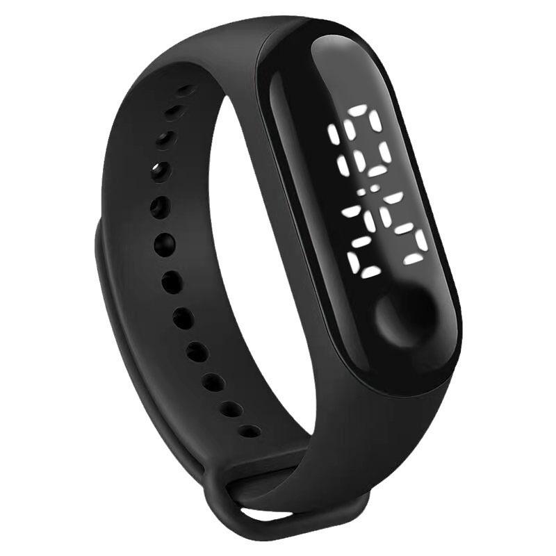 Waterproof White Light LED Sports Watch for Primary & Middle School Students