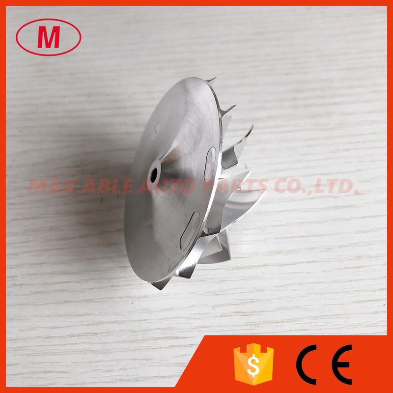 GT15-25 6+6 blades  54.87/70.98mm High Performance Turbocharger milling/aluminum 2618/ Billet Compressor wheel
