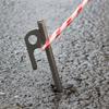 A1A2 Stainless steels Tent Stake Outdoor Luminously Ground Stake Campings Anchors Peg
