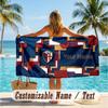 Custom Text Beach Towel, Soft Absorbent Swimming Multi-use TowelBologna FC