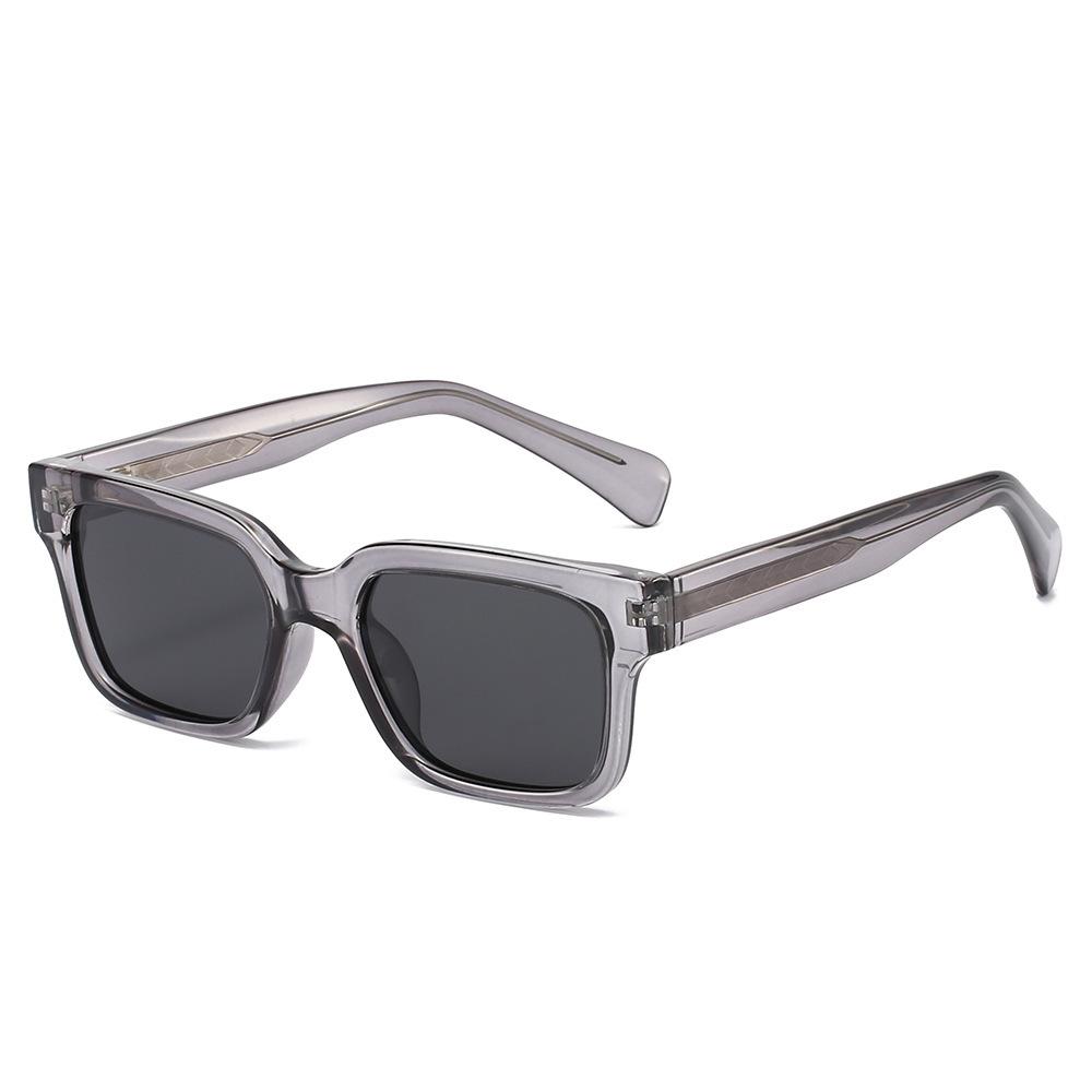 

Ins New Fashion Retro Square Women Sunglasses Y2K Personality Color Matching Frame Design Trendy Casual Men Gafas de sol UV400 as picture