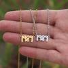 Taylor Digital Swift Signature Stainless Steel Necklace Pendant Letter Fashion
