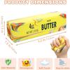 Slow Rising Butter Stick Squishy Toy Super Soft Stress Relief Fidget Sensory Squeeze for Kids Adults Office Desk