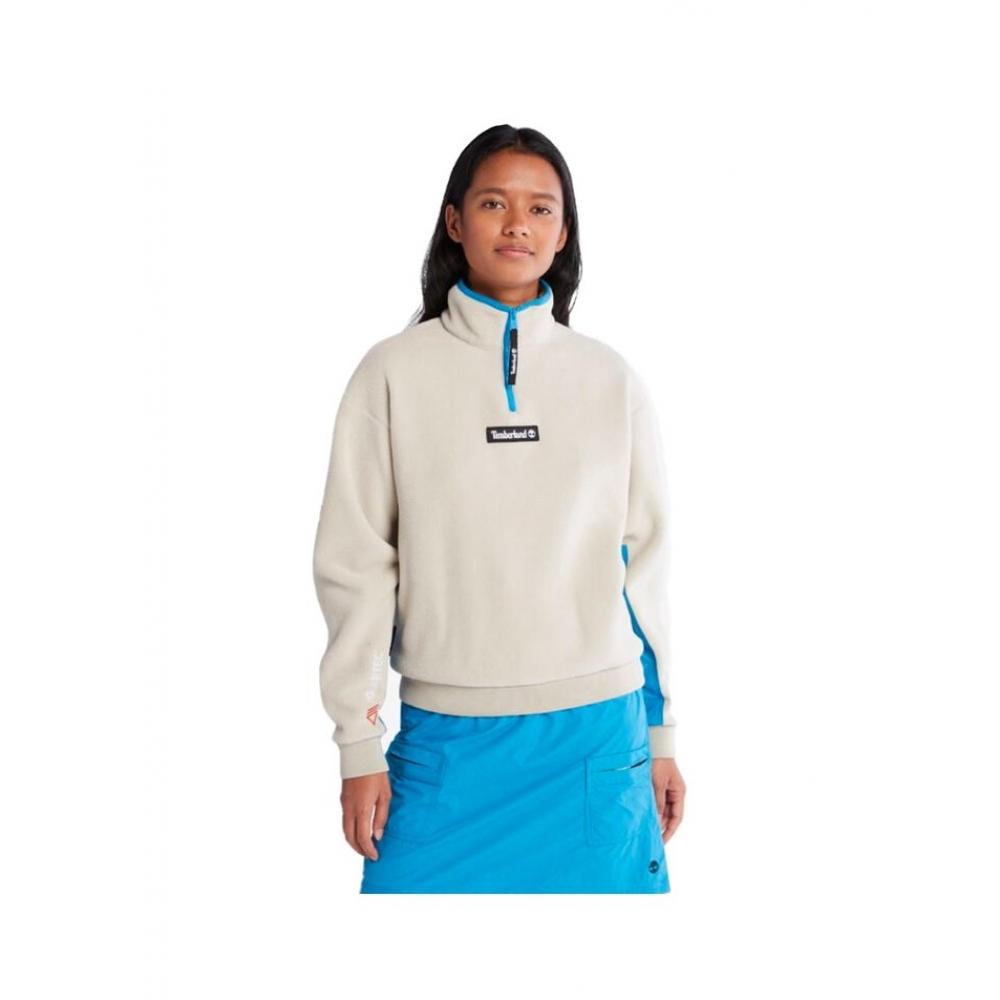 

Timberland Женская флисовая куртка с коротким воротом, белая Tb0a5wn5cy21 00S
