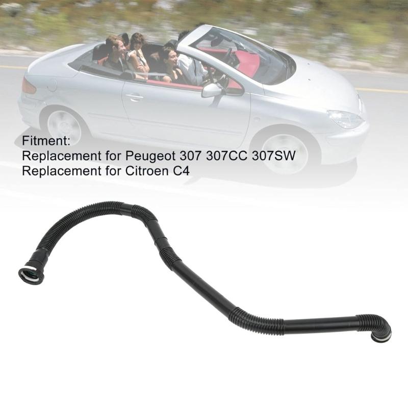 Hållbar Bil Luftslang Luftpumpar Andningsrör Lämplig för 307 307CC 307SW C4 1.6L 2.0L 161847 Professionell Tillverkning
