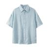 2026 Summer Men Casual Shirt Men Fashion Trend Short Sleeve Shirts Youth Daily Wear Oversized Tops Male Beach Shirts