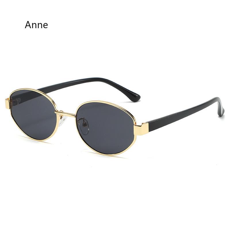 

Small Frame Metal Oval Women s Sunglasses Vintage Designer Fashion Round Sun Glasses For Women Metal Shades Eyewear UV400 Oculos