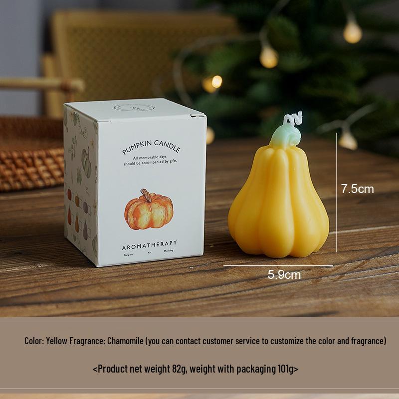 Handmade Pumpkin Scented Halloween Aromatherapy Candle Gift