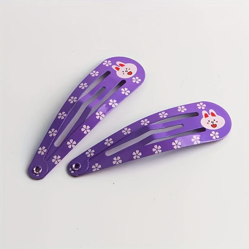 high quality20-50pcs New Basic Girl Print BB Clips Fashion Bangs Hairpins Cute Teardrop Hair Accessories Side Clips