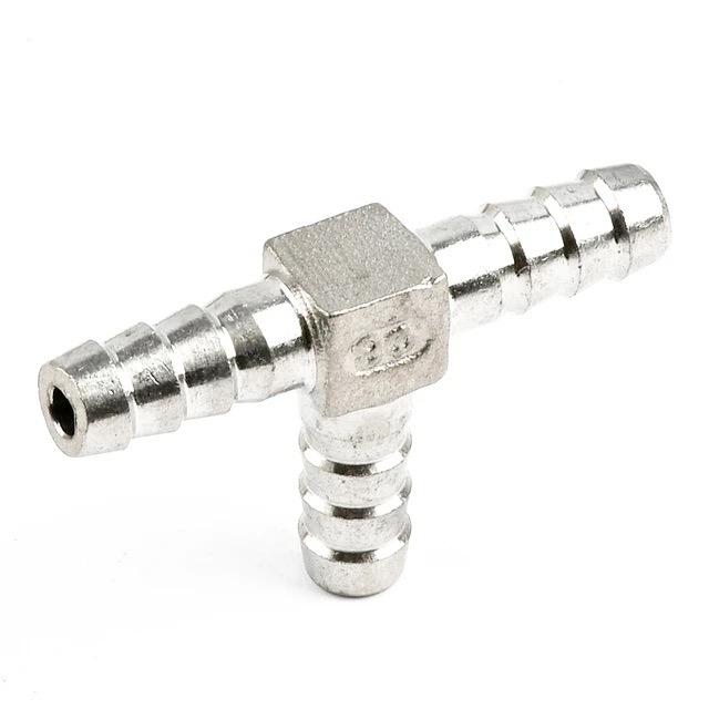 Schlauchstutzen Y/T-Typ Stacheliger Anschluss Edelstahl SS304 3-Wege-Adapter Formstück Verbindungstück Hausbrauerei Schlauch Guss-T-Stück fitting 6mm-50mm
