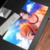Großes Mauspadd Anime Erweitertes Mauspadd Oone Ppiece Ace Rutschfeste Gamer Schreibtischmatte Büro Gaming Mauspadd Glatte Oberfläche Teppich