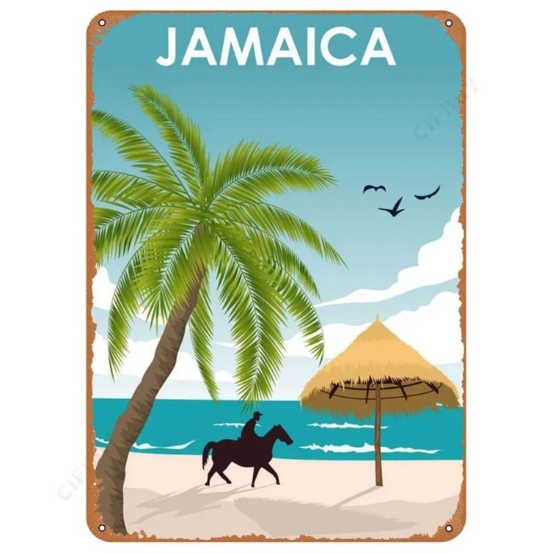 Key West Florida Poster, Tropical Travel Wall Art