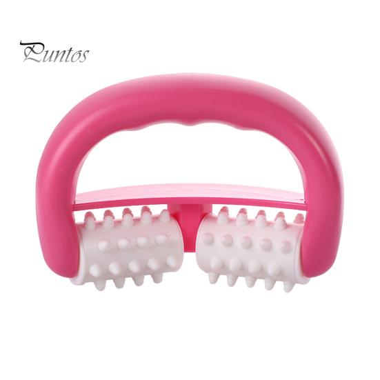 

Массажер для глубоких тканей, антицеллюлитный массажер, эргономичный дизайн, легкий портативный неэлектрический роликовый массажер розы красного