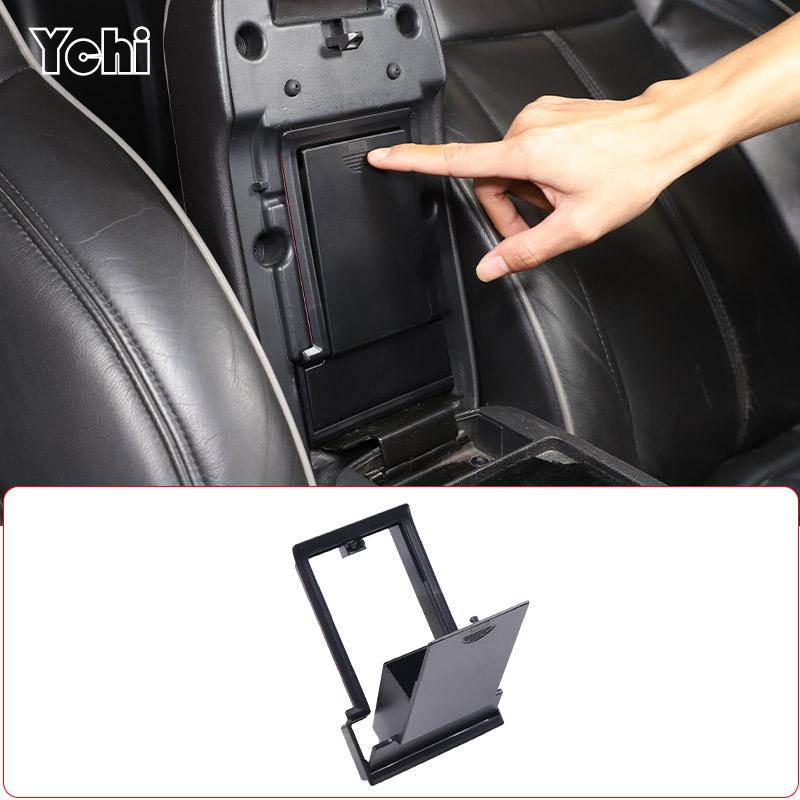 For Hummer H3 2005-2009 ABS Black Car Armrest Box Hidden Storage Box Multifunctional Storage Box Car Interior Accessories
