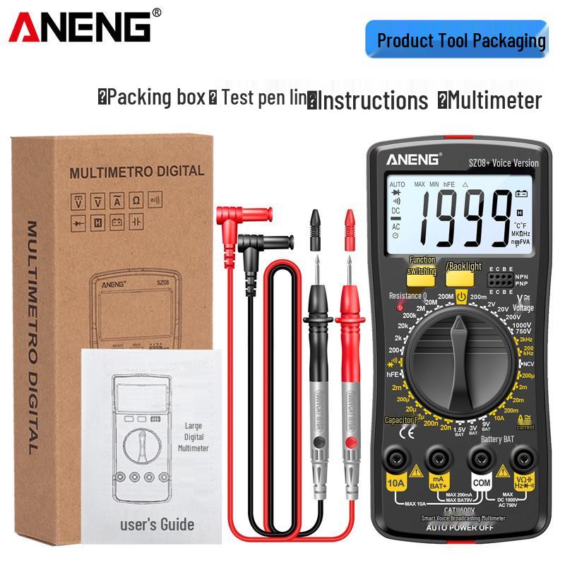 ANENG SZ08 Precision Digital Multimeter for Electrician Maintenance