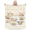 New Rakko Chiikawas cartoon Blankets Lightweight Thin Flannel  Relax Throw Blanket Machine Washable