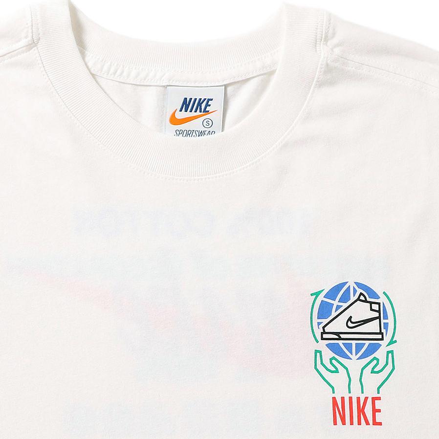 Nike Logo Print Breathable Short Sleeve T-Shirt Men Tops White DA1490-101