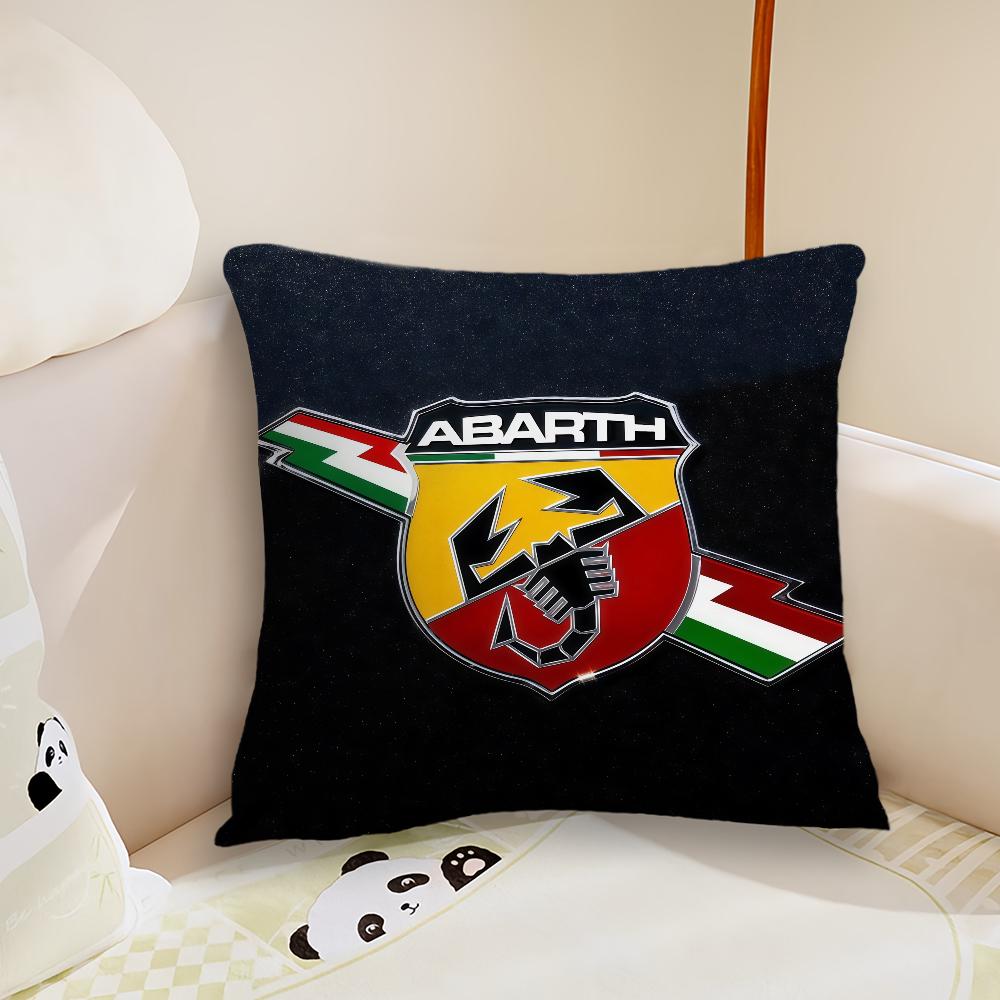 Fashion AAAbarth Cartoon cushion cover Pillow Case Plush Fabric Soft Double Sided Print Sofa Cushion Cover Throw Pillow Covers