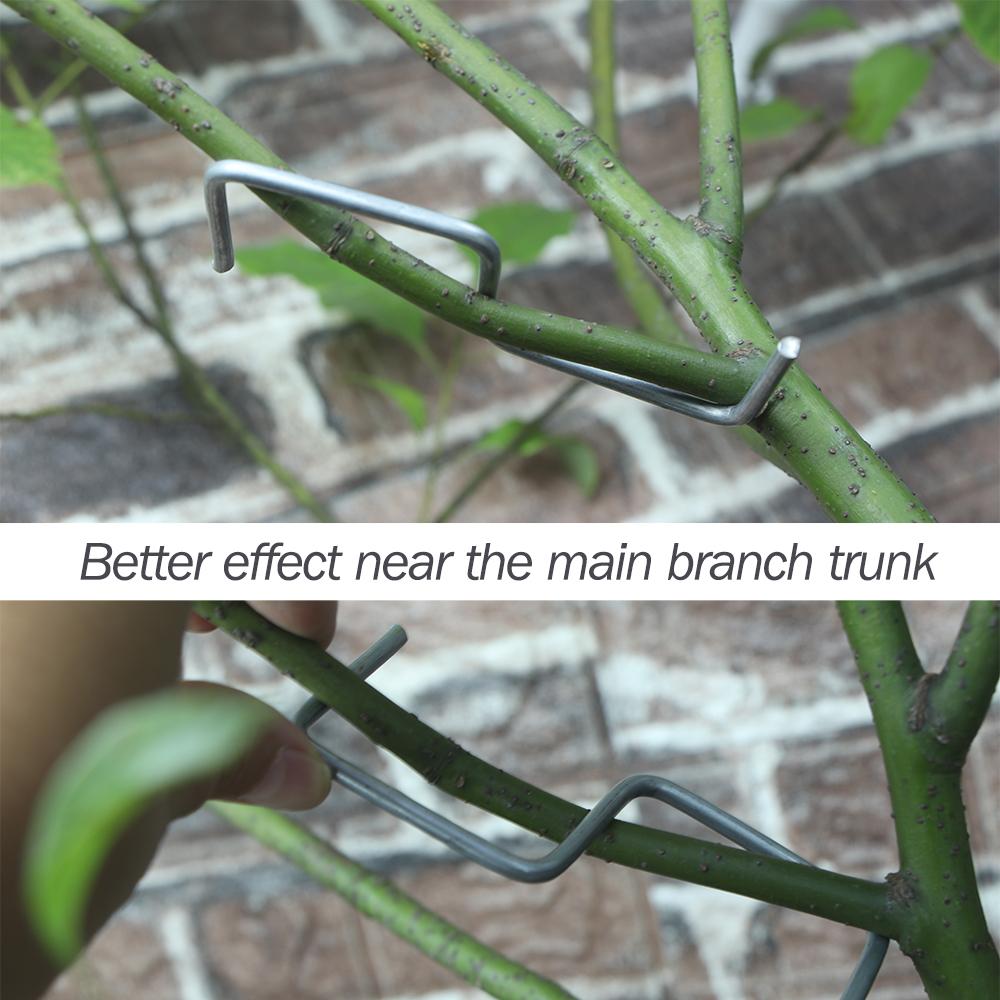 8/10/13cm Metal Steel Wire Trees Twig Variant Training Holder Hook for Yard Plants Limb Repair Support Bonsai Branch Spreader