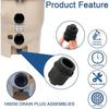 Premium-190030 Filter Drain Plug Cap Replacement Assembly With O-Ring For Pentair FNS Plus, Clean & Clear Plus, And Quad D.E.