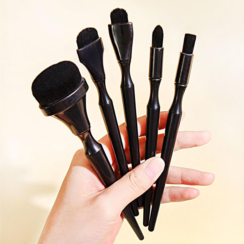 5Pcs Blending Brush for Charcoal Drawing Pastel Painting  Gilding Ink Painting Brushes Tools for DIY Scrapbooking Cards Painting