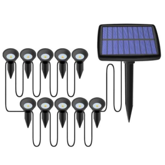 Recessed Solar Garden Sensor Outdoor, Waterproof, Light, Bright, Stylish, Light, Illumination, Freestanding, Recessed,