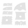7 Pcs Pottery Clay Foot Shaper Pottery Art Trimming Tools Clay Scrapers Ceramic Sculpting Tool for Beginners Professionals