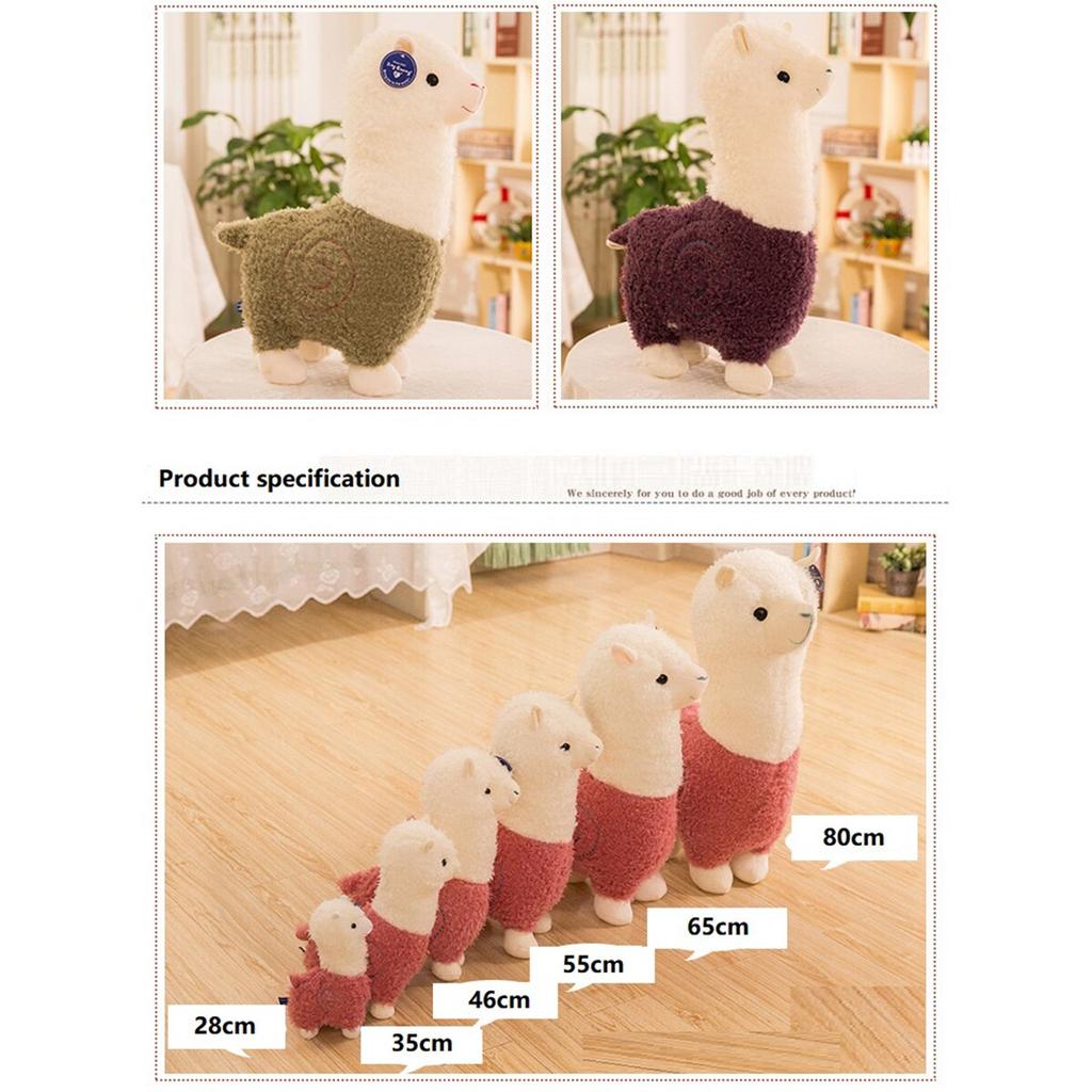 A 28 Cm Random Color Alpaca Doll Creative Funny Grass Mud Horse Plush Toy Children With Sleeping Doll Girl Birthday Gift