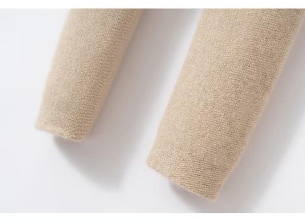 Leggings Donna 100% Puro Cashmere - Autunno/Inverno, Senza Cuciture, Caldi, Lavorati a Maglia, Versatili