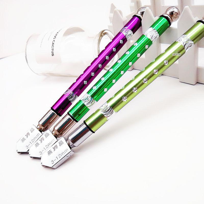 Multifunctional Roller Glass Cutter & Tile Scorer - Diamond Blade for Thick Glass & Tiles